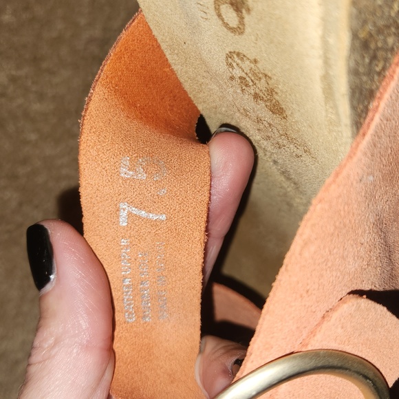 Yokono Made in Spain Cork Wedge Sandals - Picture 6 of 6